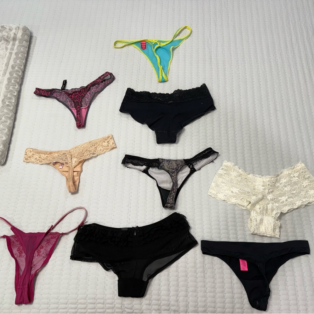 Assorted Lace and Mesh Panties Set